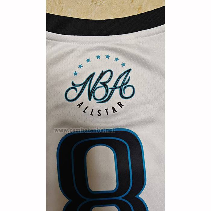 Camiseta NBA All Star 2026 Deni Avdija NO 8 Blanco